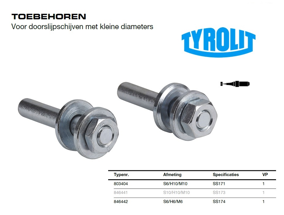 Slijphouder S6/H10/M10 SS171 | DKMTools - DKM Tools