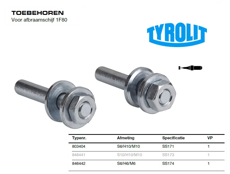 Slijphouder S6/H10/M10 SS171 | DKMTools - DKM Tools