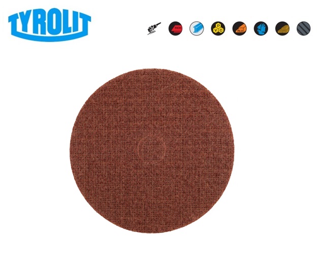 Tyrolit SCM vliesschijf voor haakse slijpers 115x22 XC Rood Medium