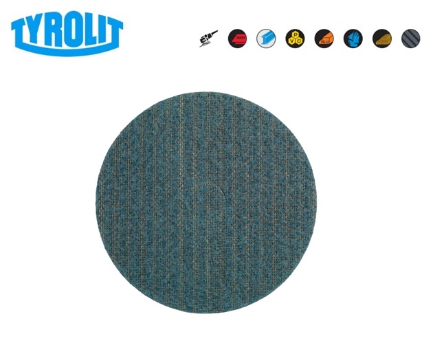 Tyrolit SCM vliesschijf voor haakse slijpers 115x22 XC Blauw Zeer Fijn