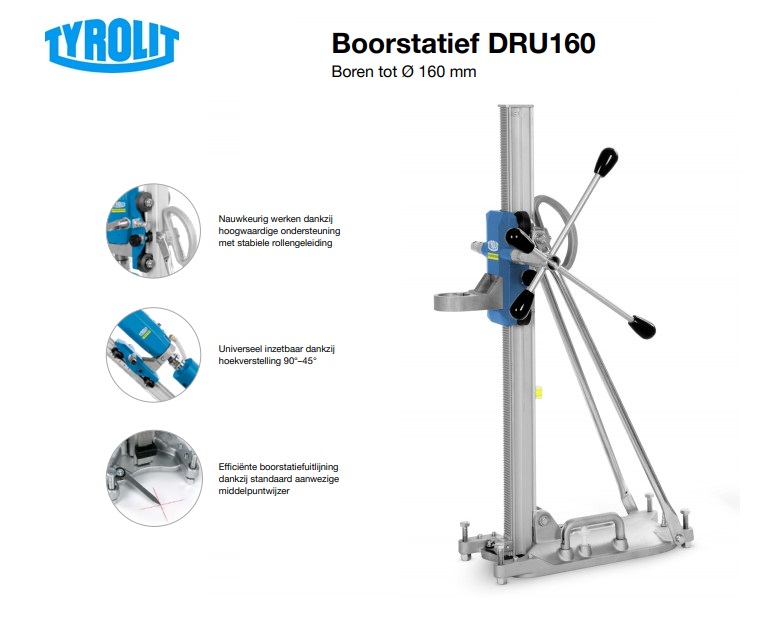 Boorstatief DRU160 droog