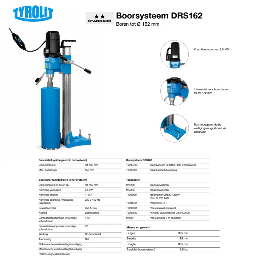 Boorsysteem DRS162