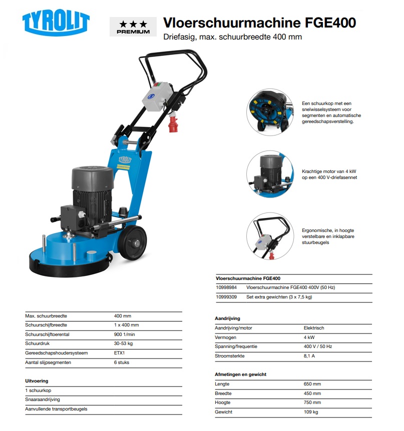 Betonschuurmachine FGE530 | DKMTools - DKM Tools