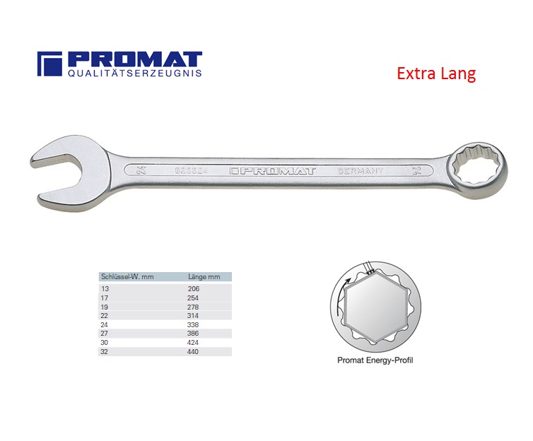 Ringsteeksleutel extra lang 7 XL 12mm Gedore 6100540 | DKMTools - DKM Tools