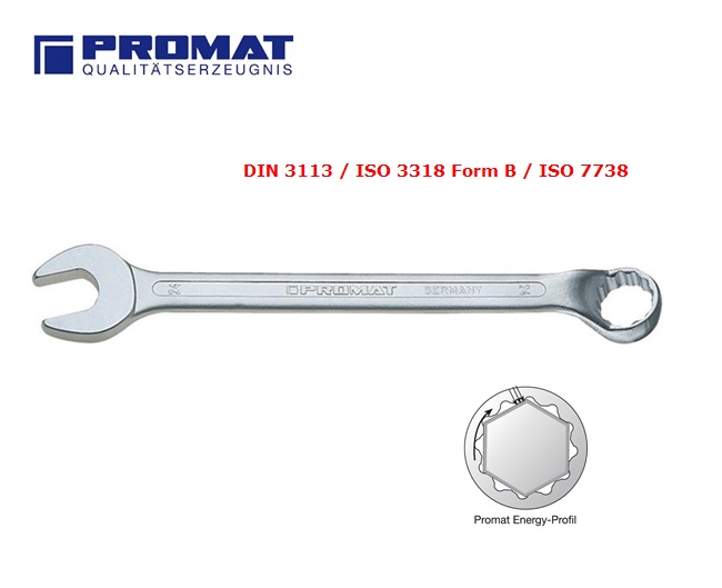 Ringsteeksleutel 24 mm DIN 3113 B Promat 4000823693 | DKMTools - DKM Tools