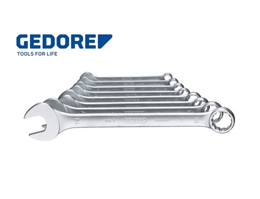 Ringsteeksleutel set 8-19mm 7 delig Form A | DKMTools - DKM Tools