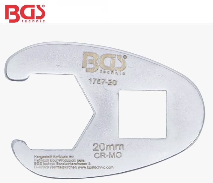 Kraaienpootsleutel 12.5 mm (1/2