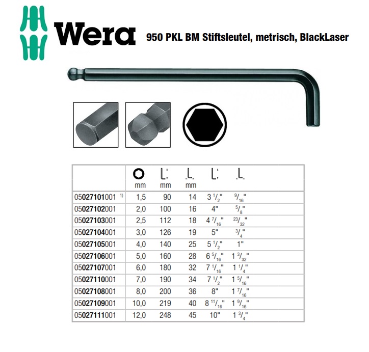 Stiftsleutel 3 mm | DKMTools - DKM Tools