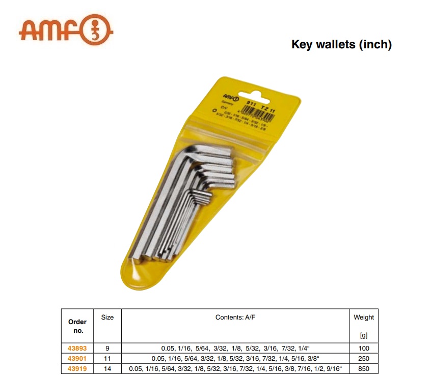 Inbussleutelset 2936DZ 7-delig | DKMTools - DKM Tools