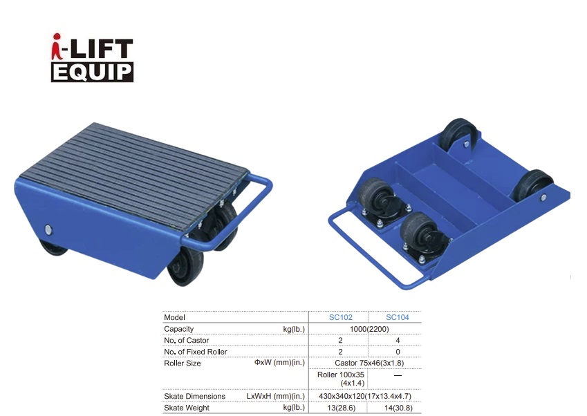 Transportroller SC104 1000kg | DKMTools - DKM Tools