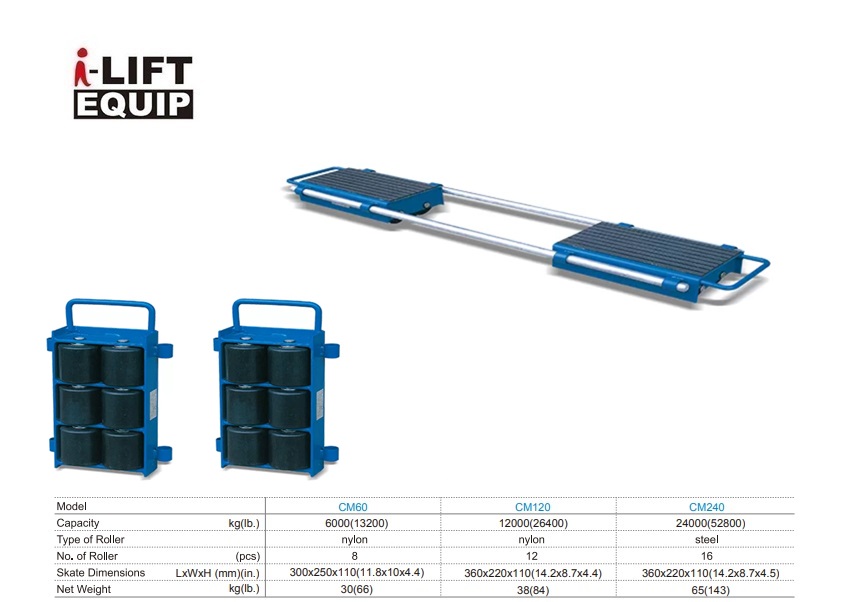 Onderzetroller verstelbaar ET6A 6000kg | DKMTools - DKM Tools