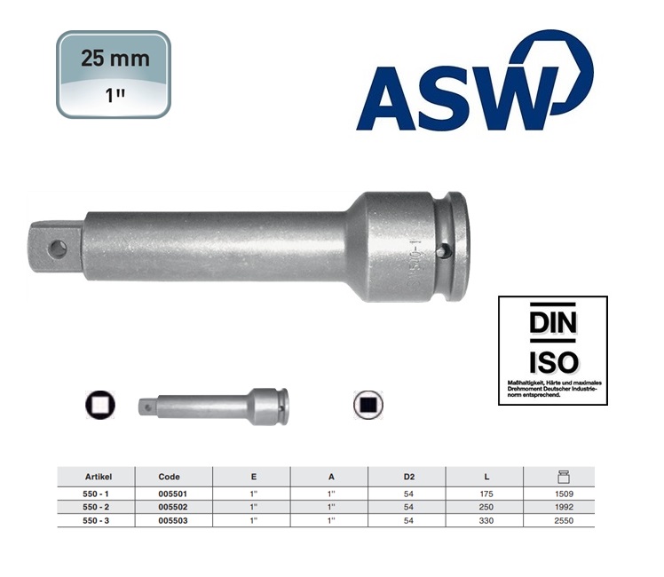 ASW Krachtverlengstuk 1