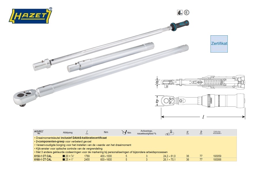 Momentsleutel 600-1600Nm 1