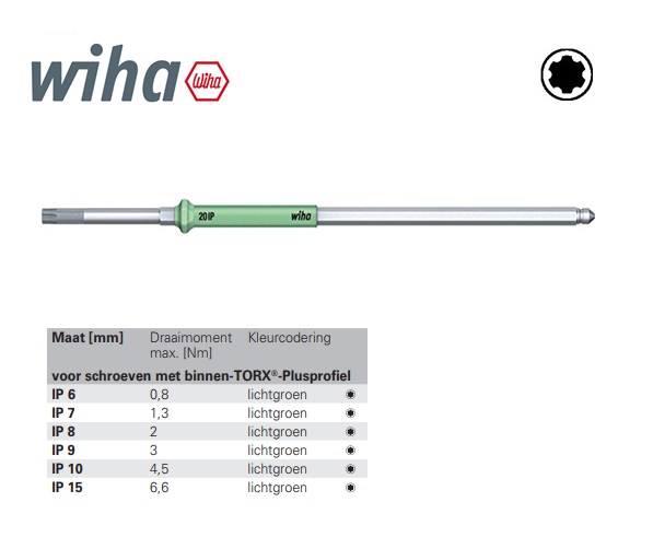 Wiha Wisselschacht TORX Plusprofiel IP 6 x 175mm