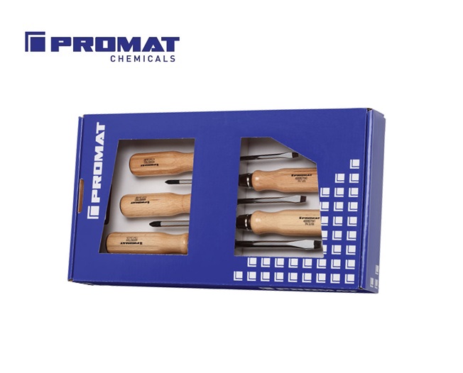 Set schroevendraaiers PH1/2/3/PZD1/2/3 6-delig Ronde kling | DKMTools - DKM Tools