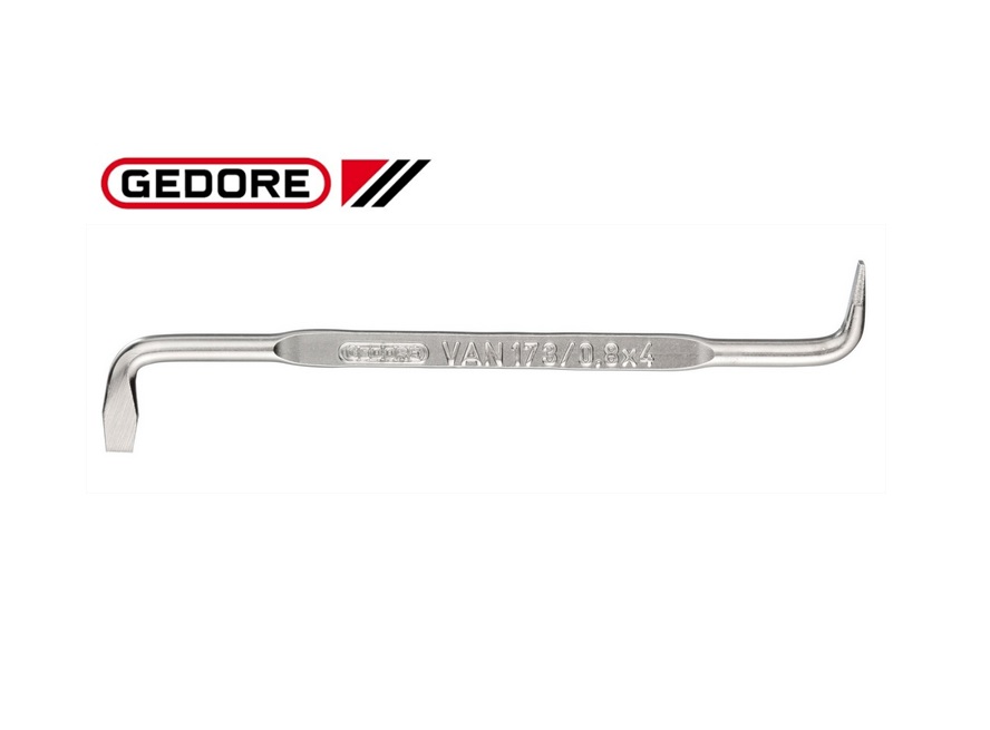 Haakse schroevendraaier met bithouder 1/4