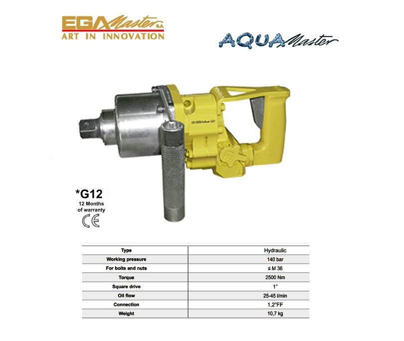 Onderwater Hydraulische Slagmoersleutel 1