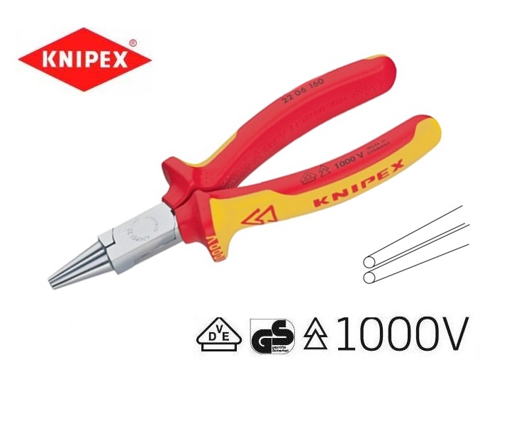 VDE Ronde-bektang 160mm Knipex 22 06 160