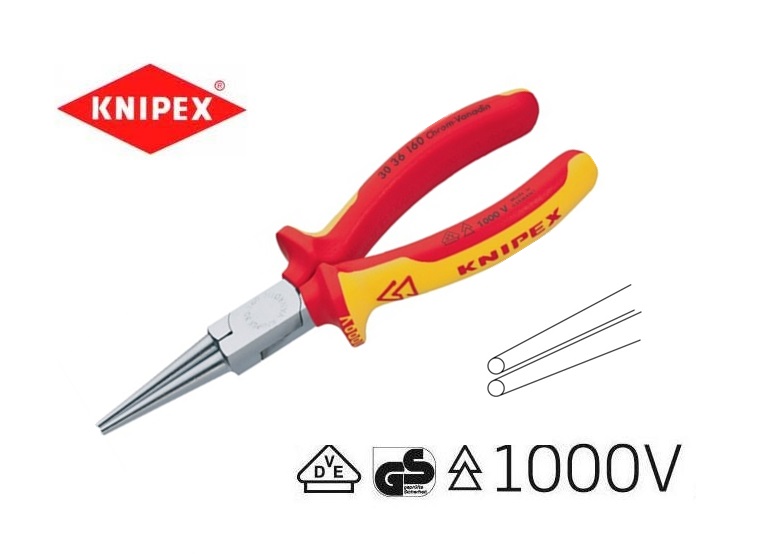 VDE Langbektang 160mm Knipex 30 36 160