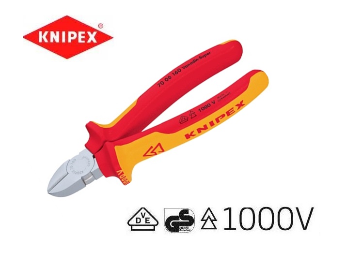 VDE Zijkniptang 125mm Knipex 70 06 125