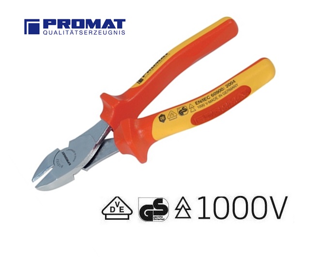 VDE Kracht Zijkniptang 160mm DIN ISO 5749 | DKMTools - DKM Tools