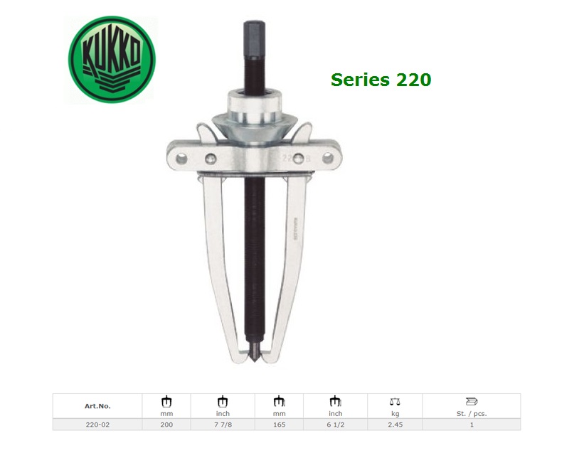 2-armige trekker met zwenkbare trekhaak Y30-205 | DKMTools - DKM Tools
