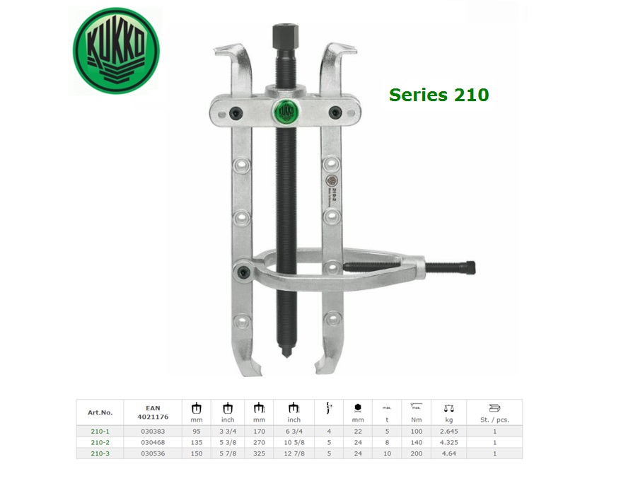 KUKKO Scheiding-/aftrekapparaat  Gr.2 135x270mm Kukko 210-2 | DKMTools - DKM Tools