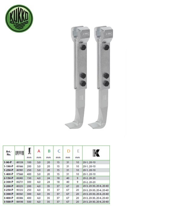 Kukko verlengde trekhaken 300mm | DKMTools - DKM Tools