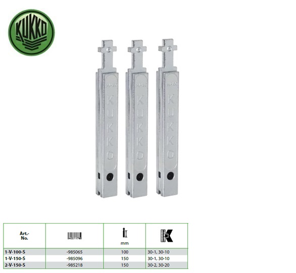 Kukko Trekhaak verlengstukken (3-dlg.) 100 mm | DKMTools - DKM Tools