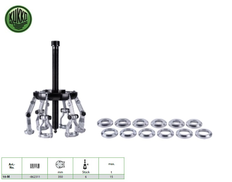 Mechanische wielnaaftrekker 350 mm | DKMTools - DKM Tools