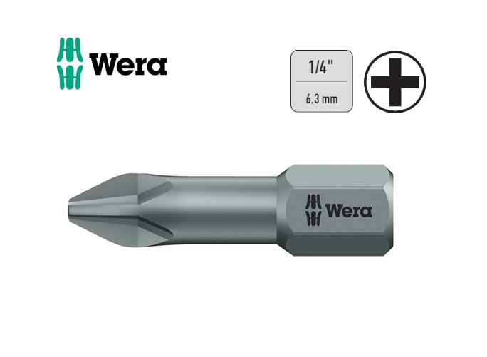 WERA Kruis/bit 851/1TZ PH 1x25mm C6,3