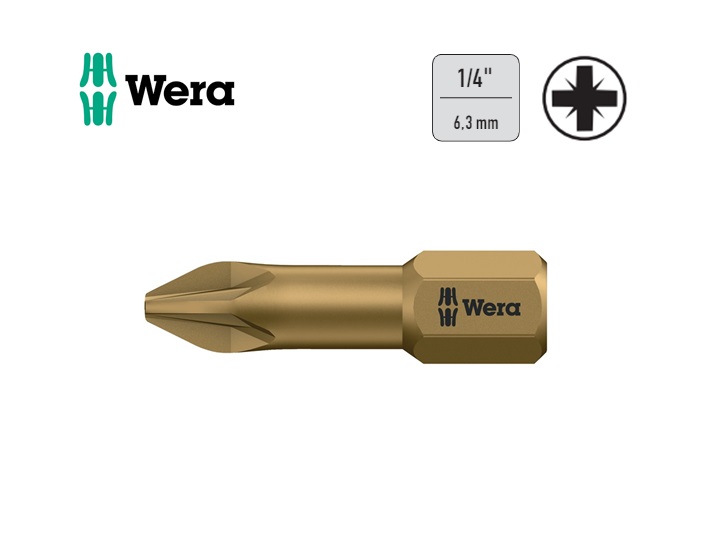 Wera Pozidrive bits 855/1 TH PZD 1 x 25mm