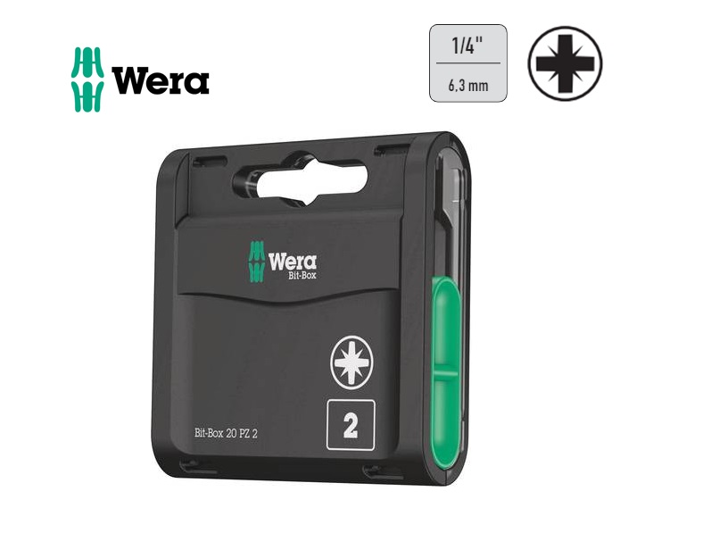 Wera Bit-Box 20 PZD 2x25