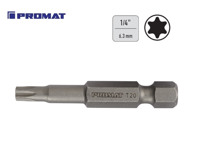 Torx bit 1/4