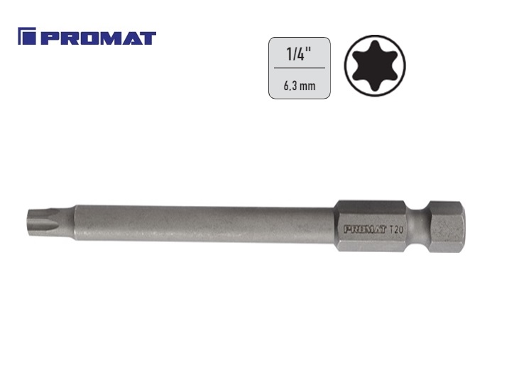 Torx bit 1/4