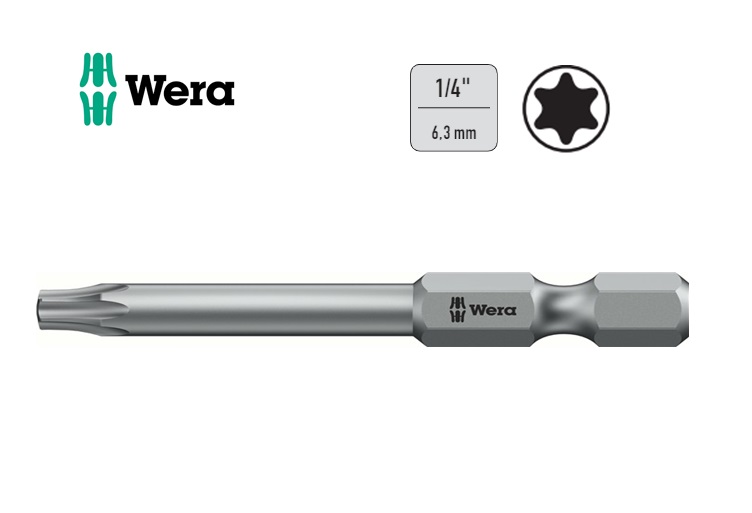 Wera 867/4 TZ Torx bit TX 6 x 50mm | DKMTools - DKM Tools