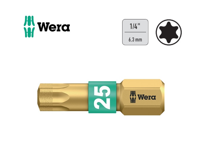 Wera Torx bit 867-1 BDC TX 10 x 25mm 1/4