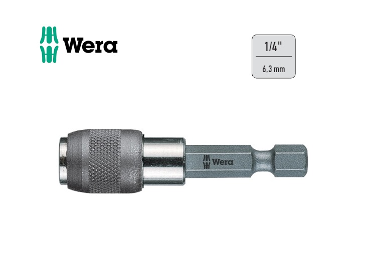 Wera 895/4/1 K Bithouder 6,3mm 1/4 59mm met snelwisselkop