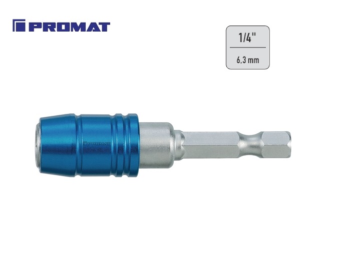 Bithouder 6,3mm met snelwisselkop 65mm