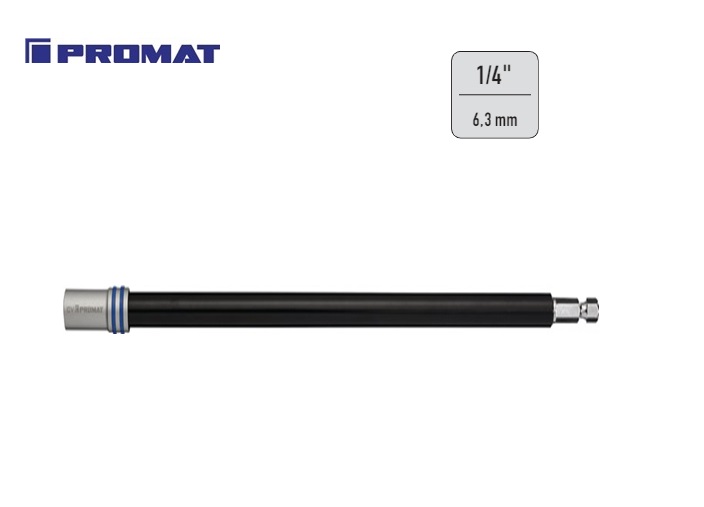 Bithouder 6,3mm met snelwisselkop 300mm