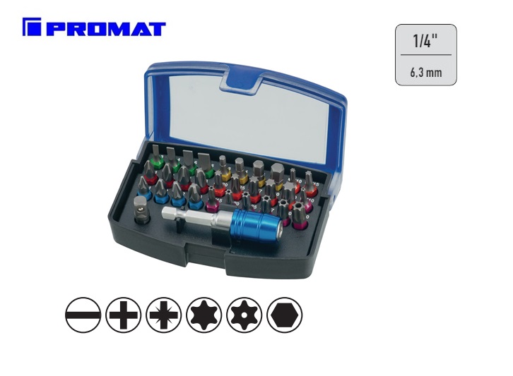 Bitassortiment 32-delig Torsionsbits | DKMTools - DKM Tools