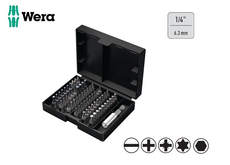 Wera Bit-Safe Classic 4 Bitassortiment 62-delig | DKMTools - DKM Tools