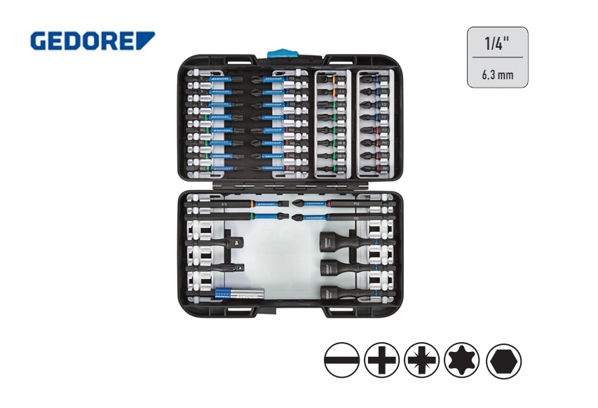 Gedore 666-042 Torsions-Bit-Set