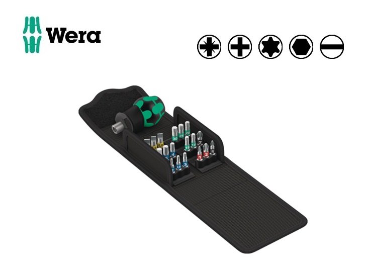 Wera bitassortiment KK Stubby 1 19 delig