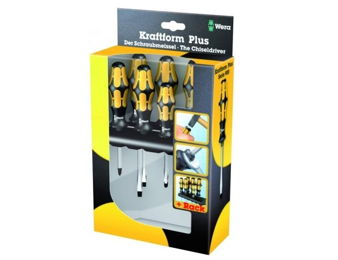 Wera Kraftform Schroevendraaierset sleuf / PH WERA 932/6 | DKMTools - DKM Tools