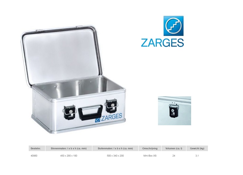 Zarges Mini-Box XS 500 x 340 x 200
