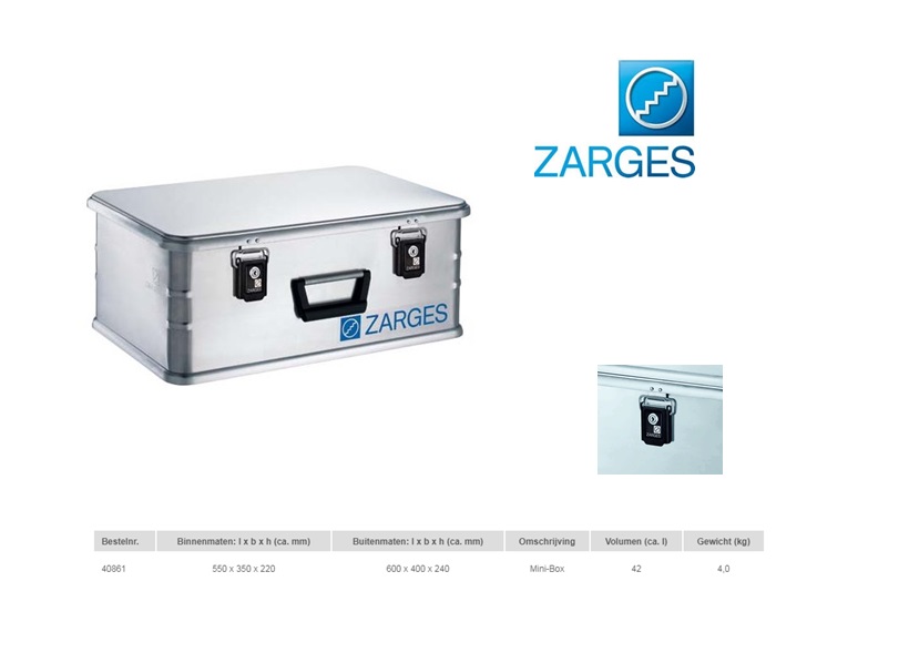 Zarges Mini-Box 600 x 400 x 240