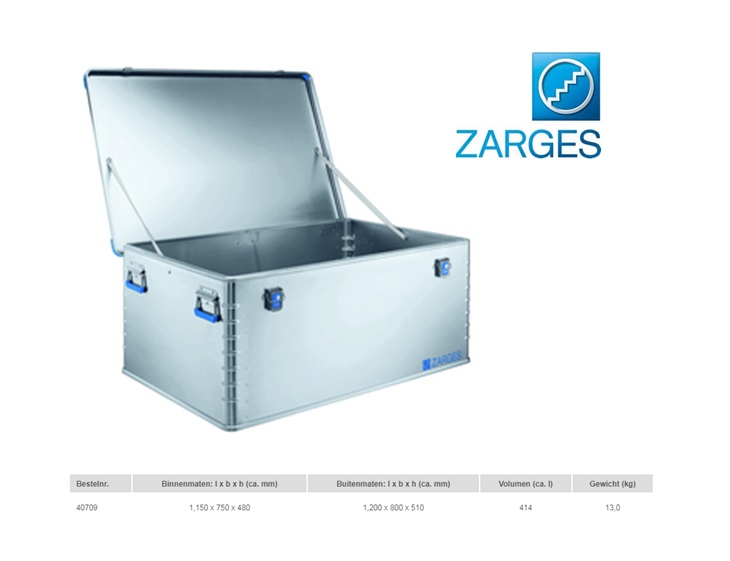 Eurobox 414 liter 1150x750x480mm Zarges 40709