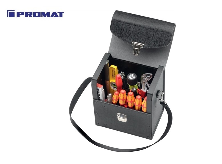 Gereedschapstas 235x160x275mm leder inhoud ca. 10 liter | DKMTools - DKM Tools