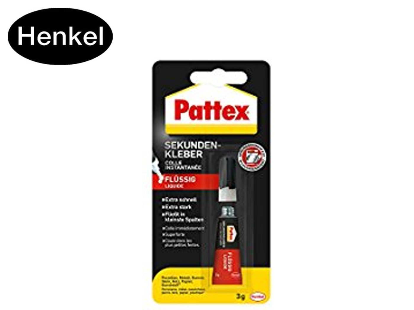 Henkel PSK12.Pattex Superglue Classic PSK1C 3g